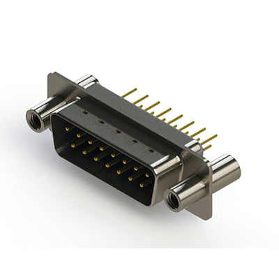 627-M15-220-LN4 by EDAC Inc. - 627M SERIES VERTICAL D-SUB PLUG