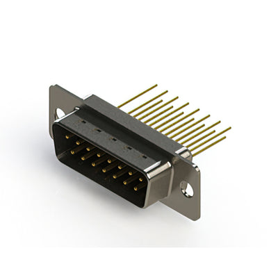 627-M15-223-BN1 by EDAC Inc. - CONNECTOR D-SUB PLUG 15POS VERT SLDR