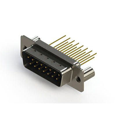 627-M15-223-LN3 by EDAC Inc. - CONNECTOR D-SUB PLUG 15POS VERT SLDR