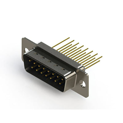 627-M15-223-LT1 by EDAC Inc. - CONNECTOR D-SUB PLUG 15POS VERT SLDR