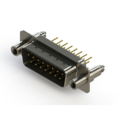 627-M15-320-BN6 by EDAC Inc. - 627M SERIES VERTICAL D-SUB PLUG