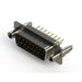 627-M15-320-BN6 by EDAC Inc. - 627M SERIES VERTICAL D-SUB PLUG