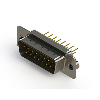 627-M15-320-WT2 by EDAC Inc. - 627M SERIES VERTICAL D-SUB PLUG