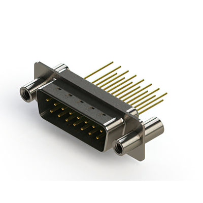 627-M15-323-GN4 by EDAC Inc. - CONNECTOR D-SUB PLUG 15POS VERT SLDR