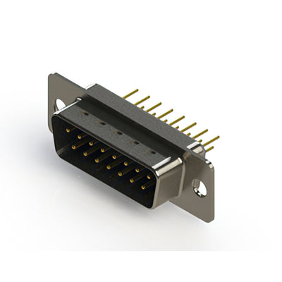 627-M15-620-LT1 by EDAC Inc. - 627M SERIES VERTICAL D-SUB PLUG