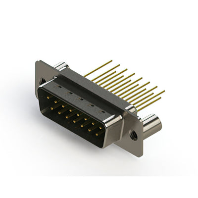 627-M15-623-GN3 by EDAC Inc. - CONNECTOR D-SUB PLUG 15POS VERT SLDR