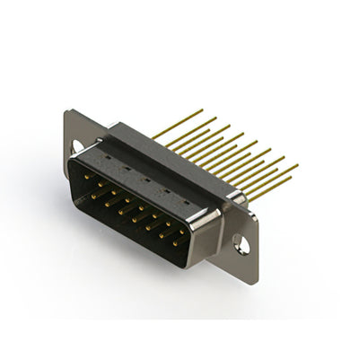 627-M15-623-GT1 by EDAC Inc. - CONNECTOR D-SUB PLUG 15POS VERT SLDR