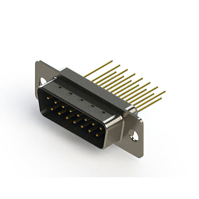 627-M15-623-LT1 by EDAC Inc. - CONNECTOR D-SUB PLUG 15POS VERT SLDR