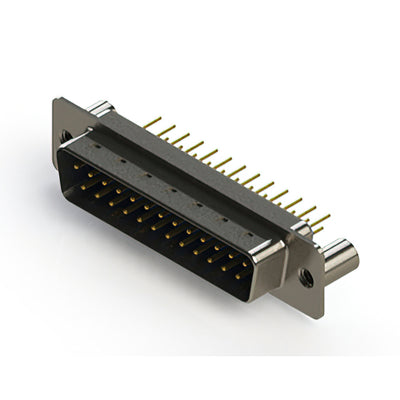 627-M25-220-LT3 by EDAC Inc. - 627M SERIES VERTICAL D-SUB PLUG