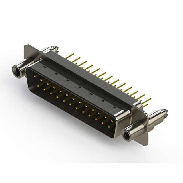 627-M25-220-WT6 by EDAC Inc. - 627M SERIES VERTICAL D-SUB PLUG