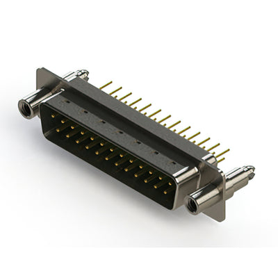 627-M25-620-GT6 by EDAC Inc. - 627M SERIES VERTICAL D-SUB PLUG