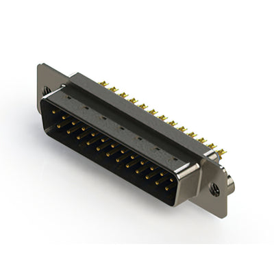 627-M25-622-LN2 by EDAC Inc. - 627M SERIES VERTICAL D-SUB PLUG