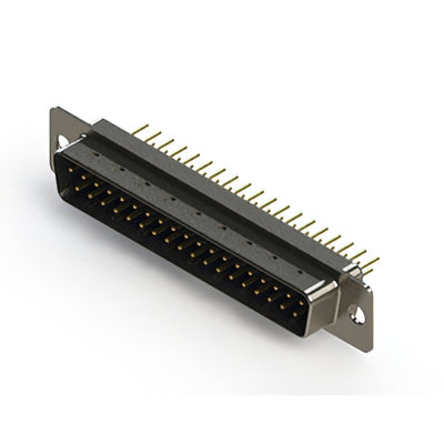 627-M37-220-LN1 by EDAC Inc. - 627M SERIES VERTICAL D-SUB PLUG