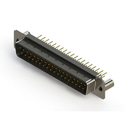 627-M37-220-WT3 by EDAC Inc. - 627M SERIES VERTICAL D-SUB PLUG