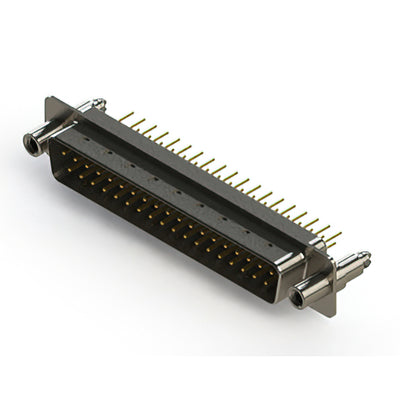 627-M37-220-WT6 by EDAC Inc. - 627M SERIES VERTICAL D-SUB PLUG