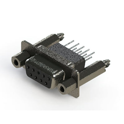 628-009-381-057 by EDAC Inc. - CONNECTOR D-SUB RCPT 9POS VERT SLDR