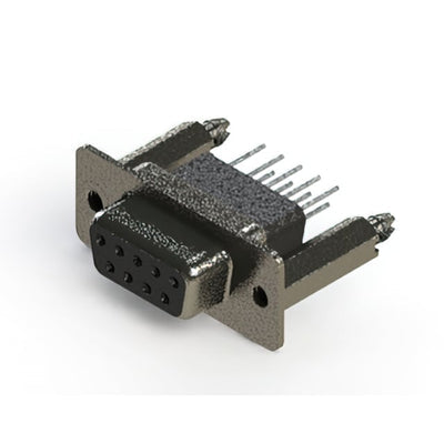 628-009-381-076 by EDAC Inc. - CONNECTOR D-SUB RCPT 9POS VERT SLDR