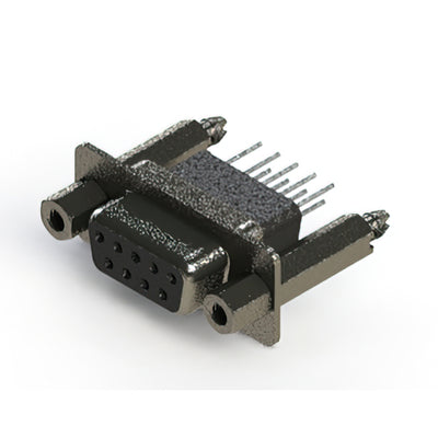 628-009-381-077 by EDAC Inc. - CONNECTOR D-SUB RCPT 9POS VERT SLDR