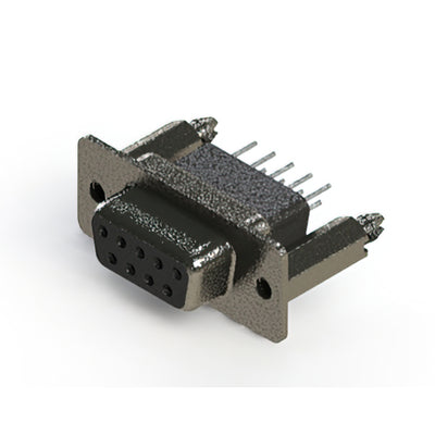 628-009-651-256 by EDAC Inc. - CONNECTOR D-SUB RCPT 9POS VERT SLDR