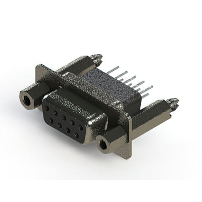 628-009-661-257 by EDAC Inc. - CONNECTOR D-SUB RCPT 9POS VERT SLDR