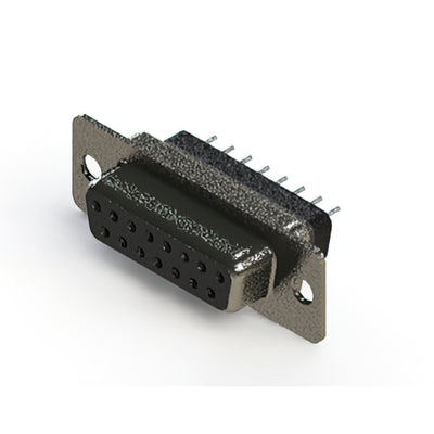 628-015-228-041 by EDAC Inc. - CONNECTOR D SUB RCPT 15POS VERT METAL