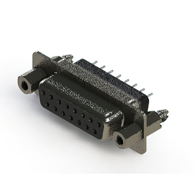 628-015-228-047 by EDAC Inc. - CONNECTOR D SUB RCPT 15POS VERT METAL