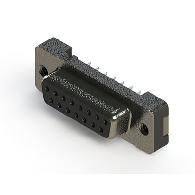 628-015-620-012 by EDAC Inc. - CONNECTOR D SUB RCPT 15POS VERT PLAST