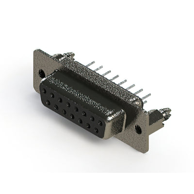628-015-620-246 by EDAC Inc. - CONNECTOR D-SUB RCPT 15POS VERT SLDR