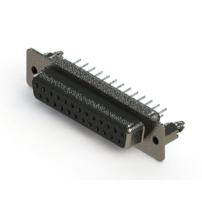 628-025-220-046 by EDAC Inc. - CONNECTOR D SUB RCPT 25POS VERT METAL