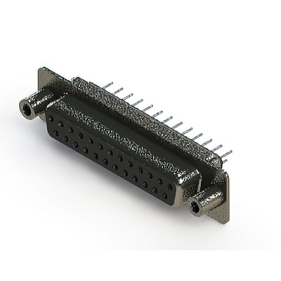 628-025-220-048 by EDAC Inc. - CONNECTOR D SUB RCPT 25POS VERT METAL