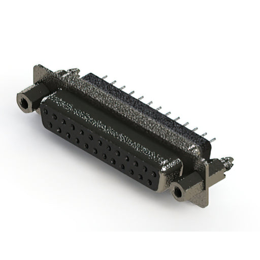 628-025-228-047 by EDAC Inc. - CONNECTOR D SUB RCPT 25POS VERT METAL