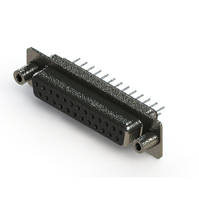 628-025-620-048 by EDAC Inc. - CONNECTOR D SUB RCPT 25POS VERT METAL