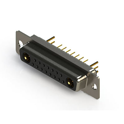 628-17W2224-7N1 by EDAC Inc. - CONNECTOR D-SUB RCPT 17POS VERT SLDR