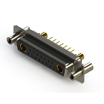 628-17W2624-4TC by EDAC Inc. - CONNECTOR D-SUB RCPT 17POS VERT SLDR