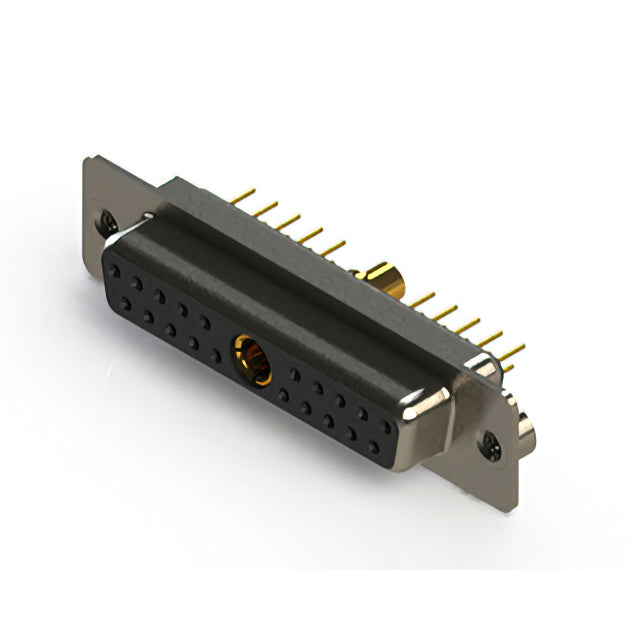 628-21W1224-4TA by EDAC Inc. - CONNECTOR D-SUB RCPT 21POS VERT SLDR