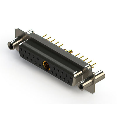 628-21W1624-1TC by EDAC Inc. - CONNECTOR D-SUB RCPT 21POS VERT SLDR