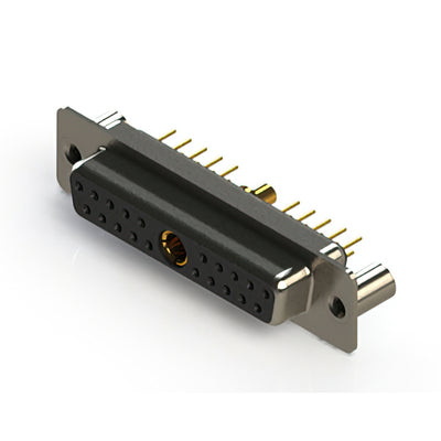628-21W1624-2TB by EDAC Inc. - CONNECTOR D-SUB RCPT 21POS VERT SLDR