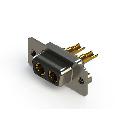 628-2W2-222-2T2 by EDAC Inc. - CONNECTOR D-SUB RCPT 2POS SLDR CUP