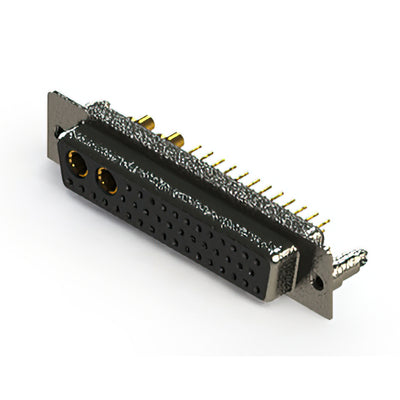 628-43W2224-2N5 by EDAC Inc. - CONNECTOR D-SUB RCPT 43POS VERT SLDR