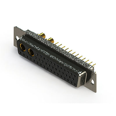 628-43W2624-4T1 by EDAC Inc. - CONNECTOR D-SUB RCPT 43POS VERT SLDR