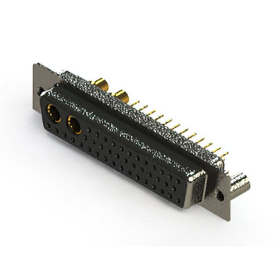 628-43W2624-4TB by EDAC Inc. - CONNECTOR D-SUB RCPT 43POS VERT SLDR
