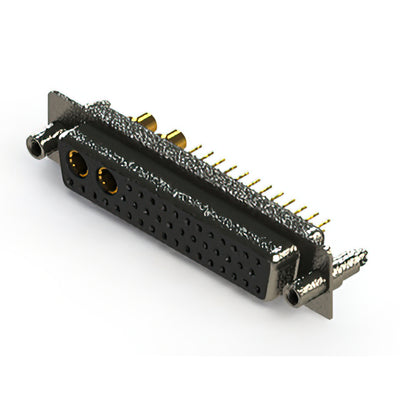 628-43W2624-4TE by EDAC Inc. - CONNECTOR D-SUB RCPT 43POS VERT SLDR