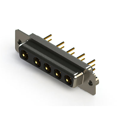628-5W5-224-5TA by EDAC Inc. - CONNECTOR D-SUB RCPT 5POS VERT SLDR