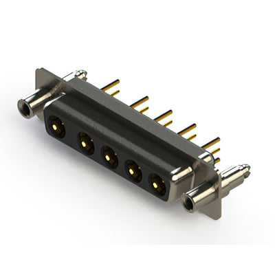 628-5W5-624-5TE by EDAC Inc. - CONNECTOR D-SUB RCPT 5POS VERT SLDR