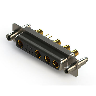 628-9W4-224-4NE by EDAC Inc. - CONNECTOR D-SUB RCPT 9POS VERT SLDR