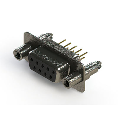 628-M09-221-BN6 by EDAC Inc. - 628M SERIES VERTICAL D-SUB RECEP