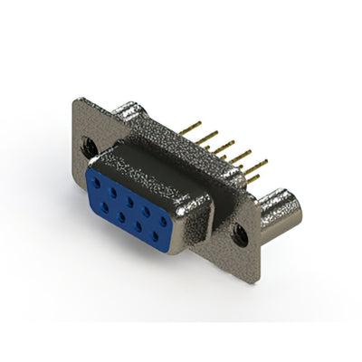 628-M09-221-LN3 by EDAC Inc. - 628M SERIES VERTICAL D-SUB RECEP