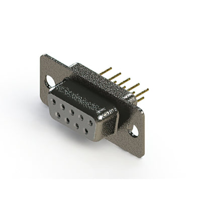 628-M09-221-WN1 by EDAC Inc. - 628M SERIES VERTICAL D-SUB RECEP