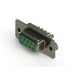 628-M09-222-GT2 by EDAC Inc. - 628M SERIES VERTICAL D-SUB RECEP