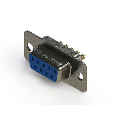628-M09-222-LT1 by EDAC Inc. - 628M SERIES VERTICAL D-SUB RECEP